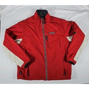 Vintage Abercrombie & Fitch A92 Reversible Ski Jacket Mens Large Fleece Lined